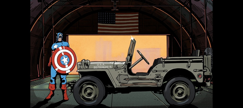 Jeep teams with Marvel on Captain America campaign